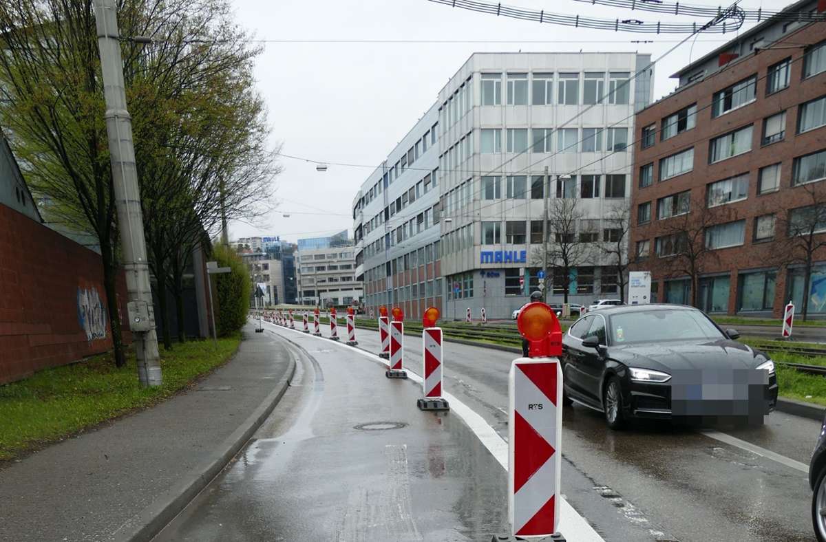 Verkehr in Bad Cannstatt: Rückbau der Pragstraße hat begonnen