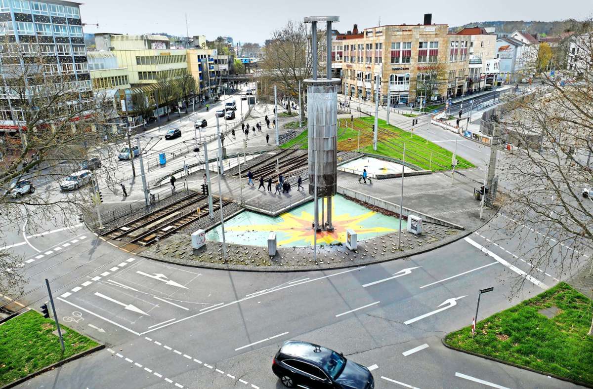 Wilhelmsplatz in Bad Cannstatt: Warum der  Verkehrsknoten als Schandfleck gilt