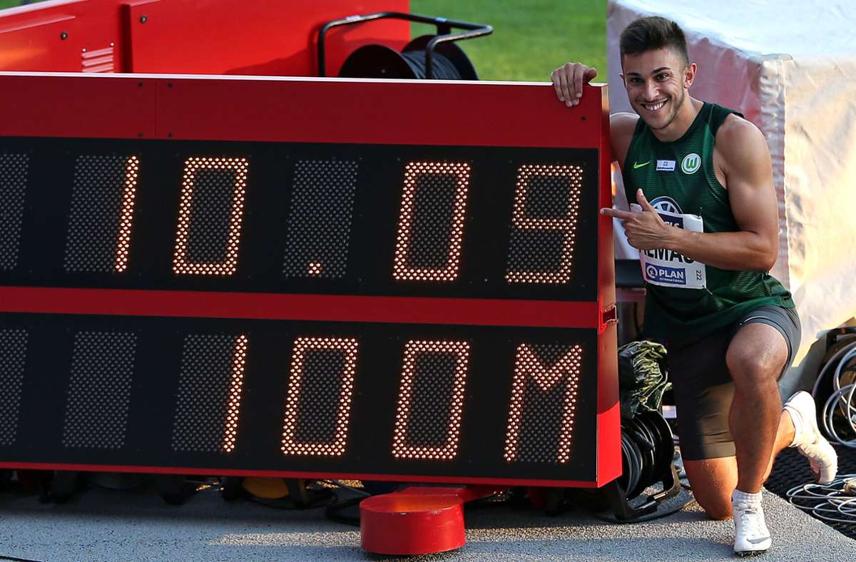 Deutscher Meister über 100 Meter: Läuft Schwarzwald-Sprinter Deniz Almas  bald unter 10 Sekunden?