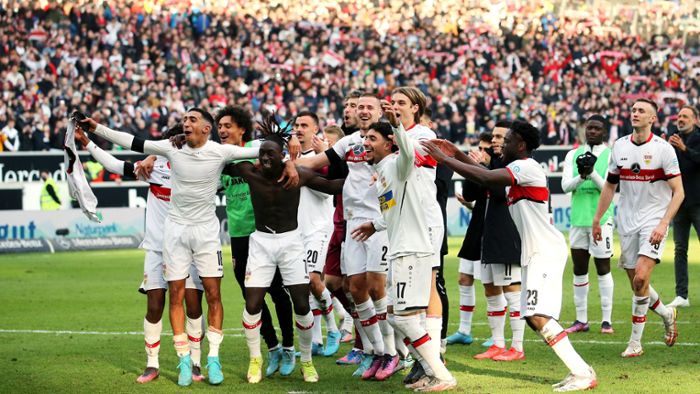 So feiern die VfB-Spieler den Sieg auf Instagram