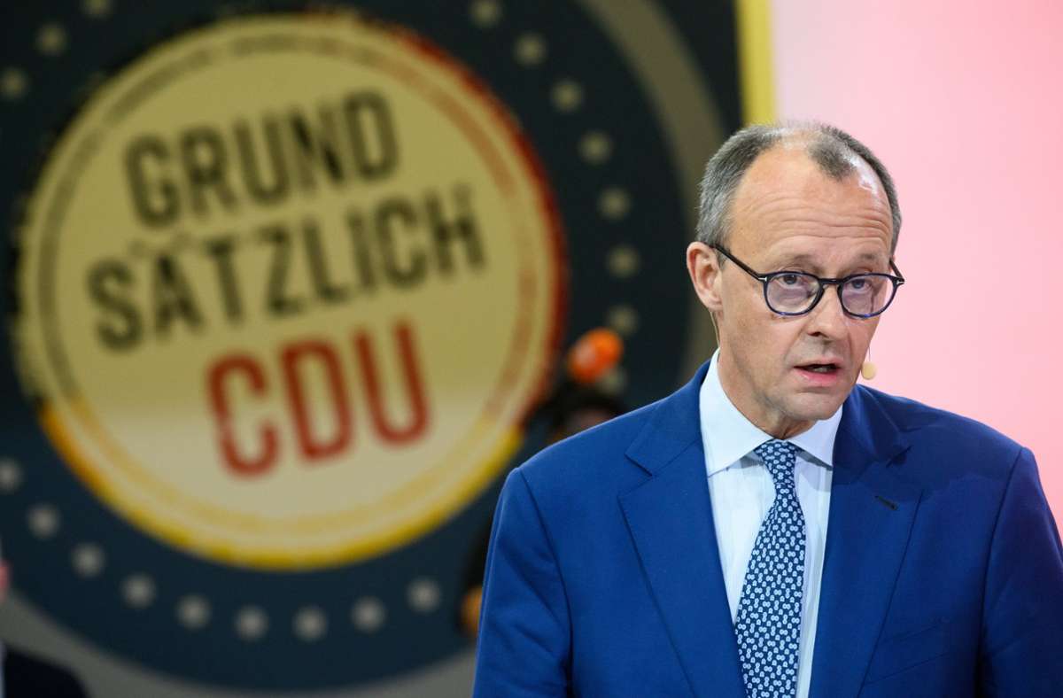 Die Union sucht unter Parteichef Friedrich Merz nach Positionen für ein neues Grundsatzprogramm. Foto: dpa/Bernd von Jutrczenka
