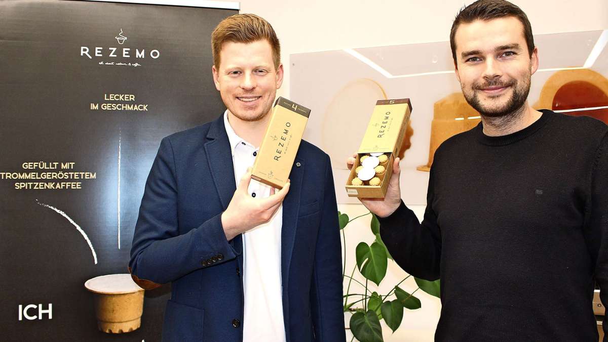 Firma Rezemo aus Bernhausen: Sie produzieren nachhaltige Kaffeekapseln aus Holz
