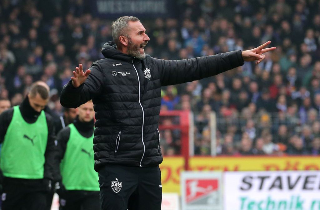 Trainer des VfB Stuttgart: Tim Walter verspricht Derbysieg ohne Gegentor