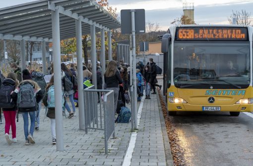 Die speziellen Schulbuslinien im VVS sind wegen des Lockdowns nicht mehr unterwegs. Foto: factum/Jürgen Bach