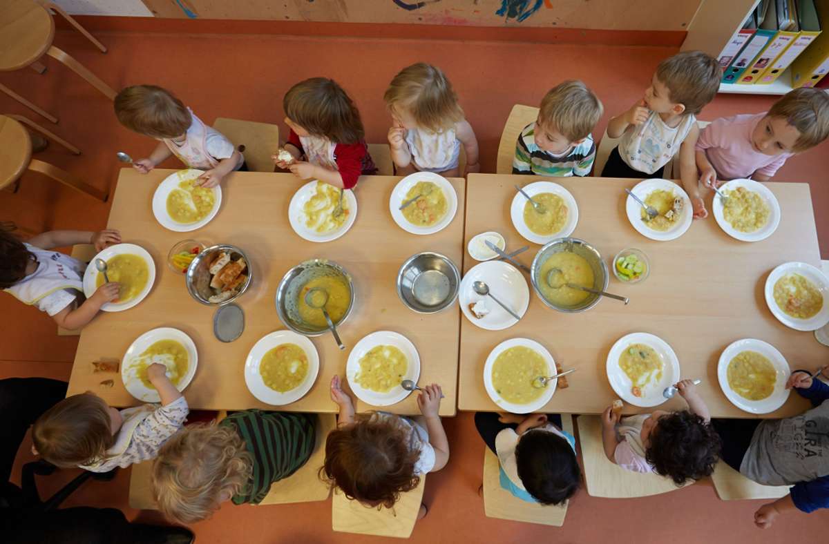 Kinderbetreuung in Ludwigsburg: Städte kämpfen mit steigenden Kosten fürs Kita-Essen