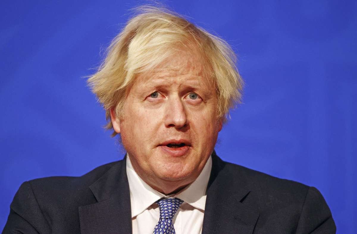 Er verstehe die Wut in der Bevölkerung über die Feier, sagte Boris Johnson. (Archivbild) Foto: dpa/Adrian Dennis
