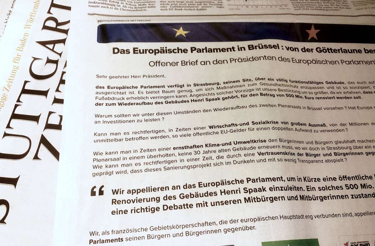 Ringen um das Europaparlament: Straßburg bangt um seinen Einfluss in Europa