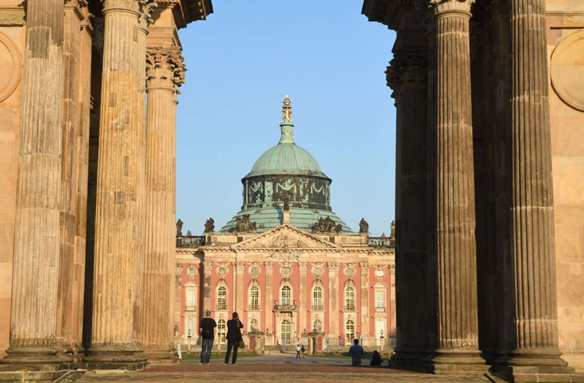 Das Neue Palais ist nur einer von vielen hübschen Gründen, warum sich ein Stadtbesuch in Potsdam lohnt.