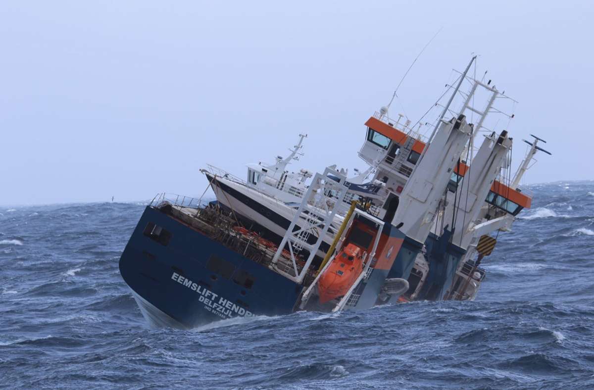 Die deutsche Wirtschaft ist immer noch in rauer See. Foto: dpa/Coast Guard Ship Sortland