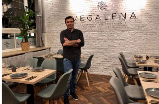 Alles neu: Necati Aydin hat das Lokal komplett renoviert für sein zweites Restaurant  Vegalena. Foto: /Kathrin Haasis