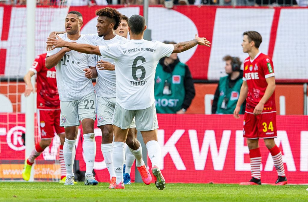 Fußball-Bundesliga: FC Bayern überrennt den 1. FC Köln in den Anfangsminuten