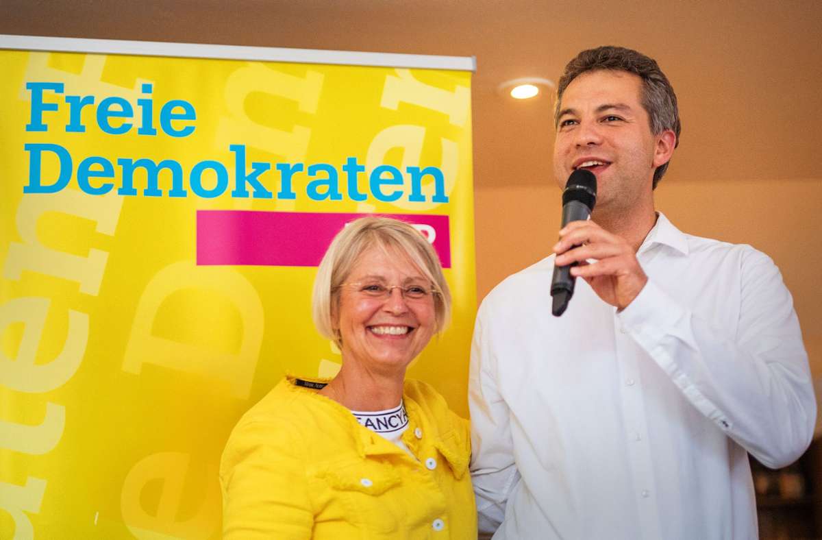 Liberale feiern im Santa Lucia: Die Stuttgarter  FDP  ist „total happy“