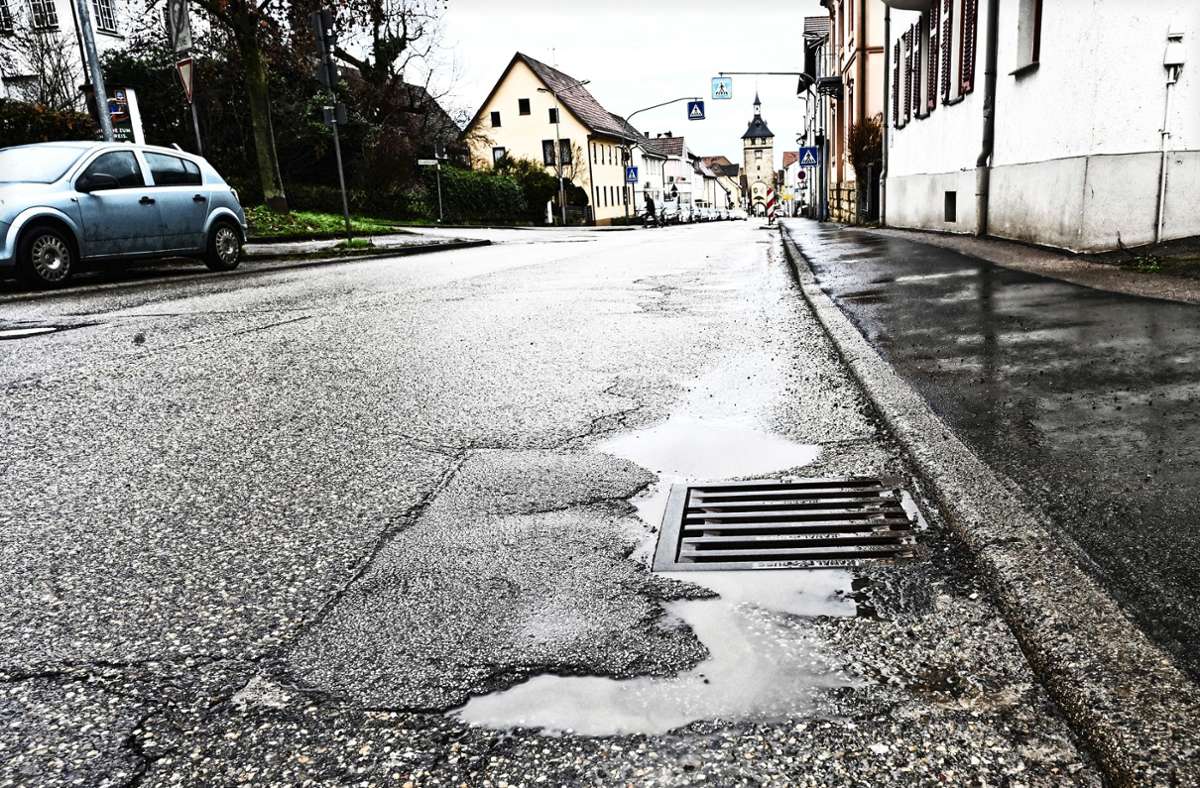 Verkehrslärm in Marbach: Stadt will bessere Straßenbeläge