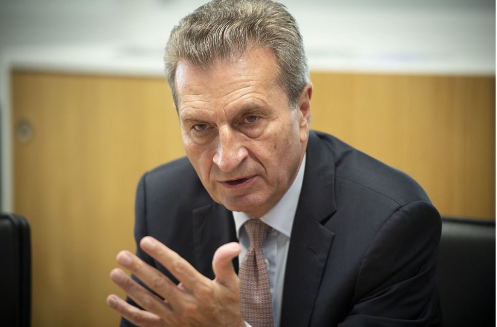 Interview mit Günther Oettinger: „Durch den Brexit fehlen mir viele Milliarden“