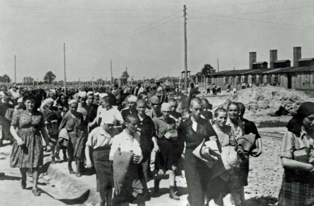 Bild aus dem Frauenlager im KZ Auschwitz