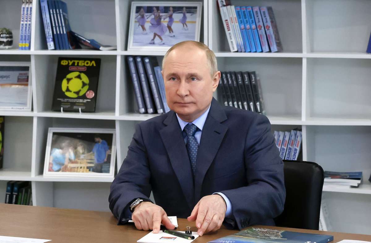Wladimir Putin sieht Russland wirtschaftlich in einer stärkeren Situation als die EU. Foto: dpa/Mikhail Metzel