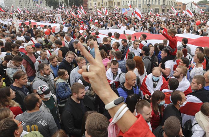 Nach Großdemo in Belarus: Drei wichtige Oppositionsaktivisten festgenommen