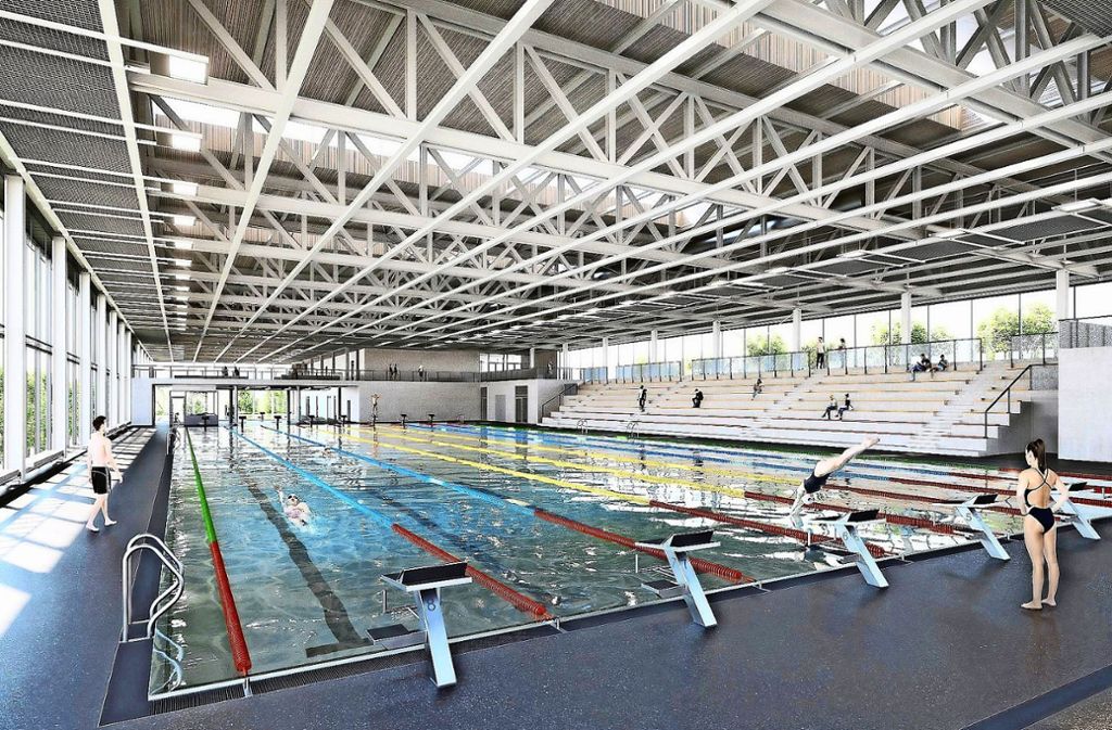 Neubau im Neckarpark wird acht Millionen Euro teurer – Baubeginn im Januar 2020: Kostenexplosion beim Sportbad im Neckarpark