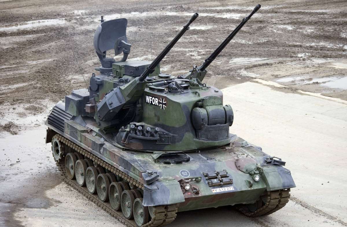 Luftabwehr gegen Russland: Erste  Gepard-Panzer in Kiew angekommen