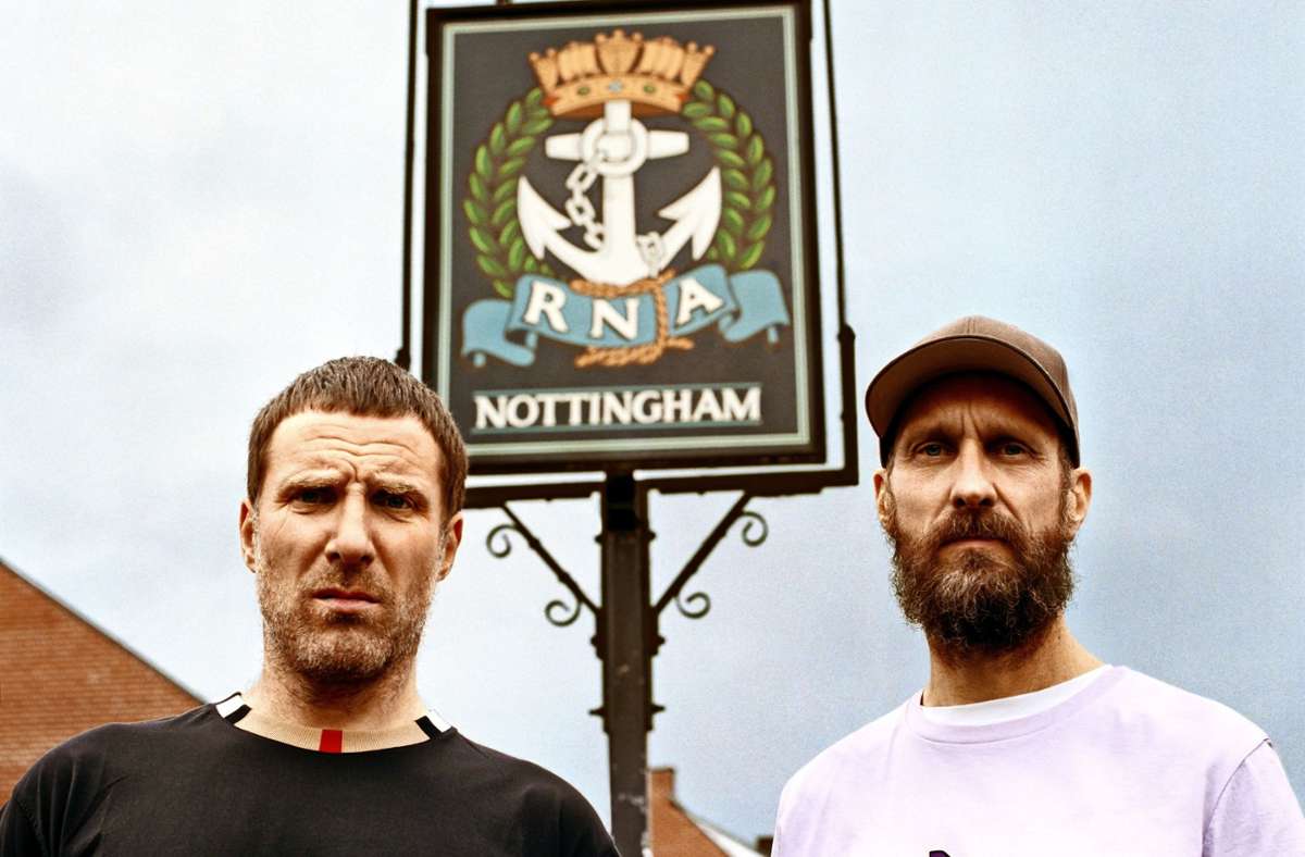 Zwei wütende Herren aus Nottingham: Rapper Jason Williamson und Musikproduzent Andrew Robert Lindsay Fearn