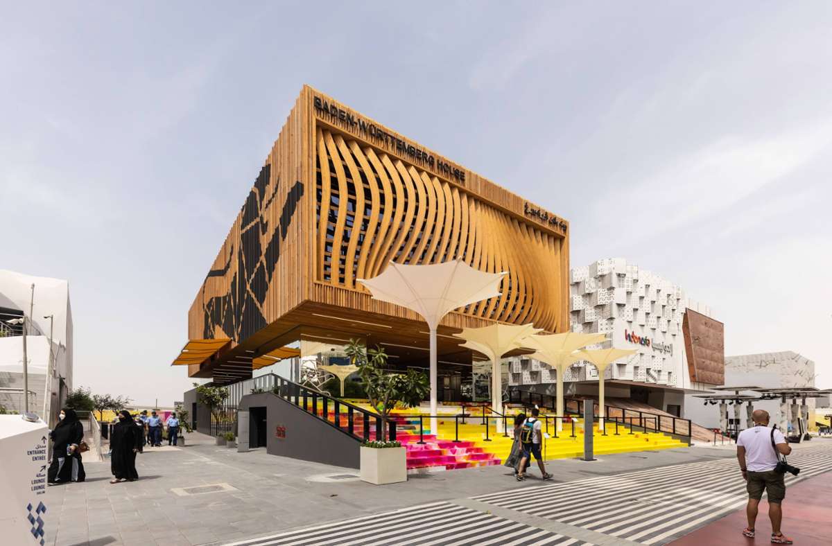 Expo in Dubai: Steinmeier besucht Baden-Württemberg-Haus