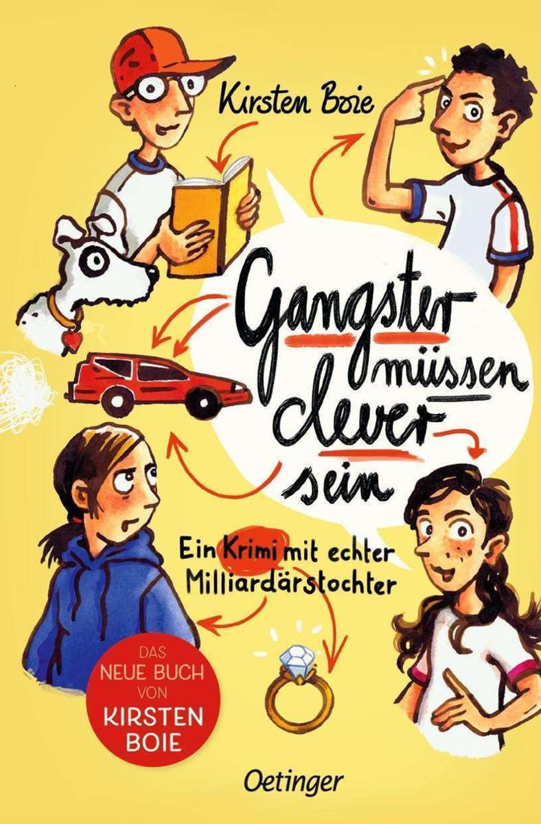 Kirsten Boie. „Gangster müssen clever sein“. Oetinger-Verlag, 352 Seiten, 15 Euro. Ab 10 Jahren