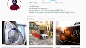 Instagram-Account von Mercedes Benz gehackt