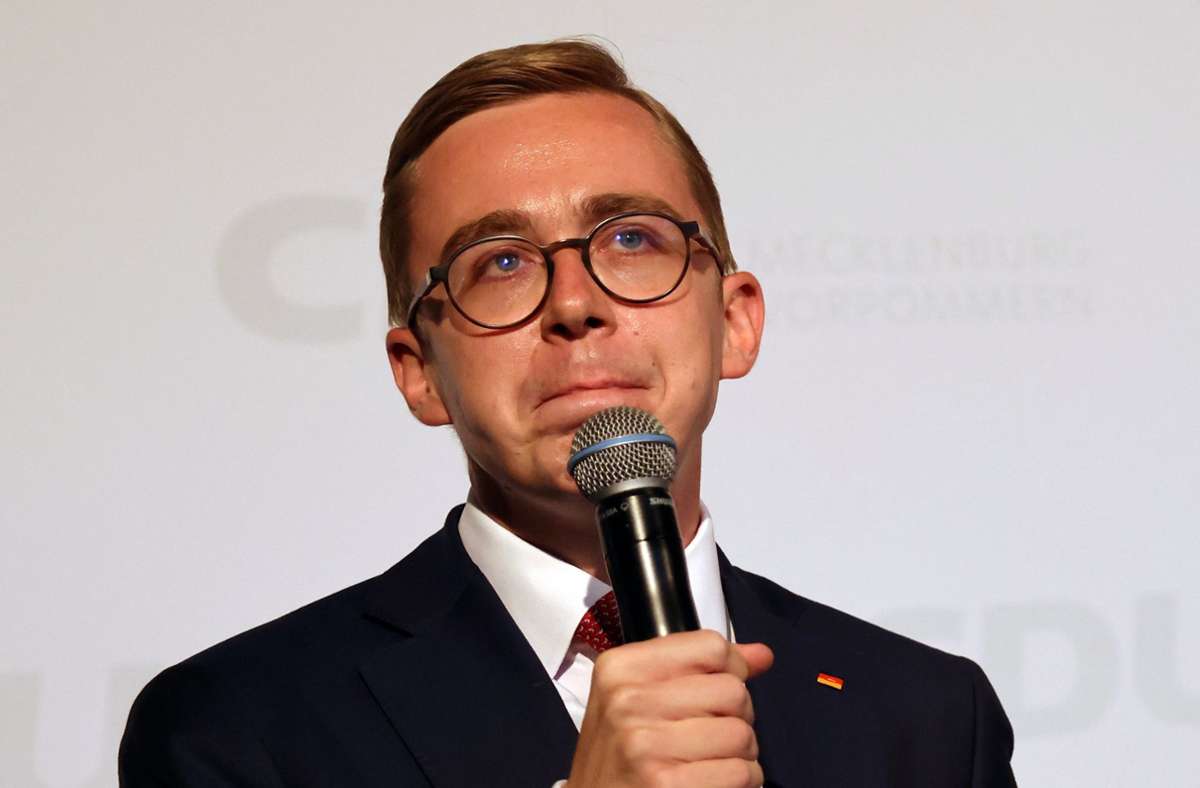 Auch der CDU-Bundestagabgeordnete Philip Amthor verlor in seinem Wahlkreis in Mecklenburg-Vorpommern gegen den SPD-Politiker Erik von Malottki. Foto: dpa/Christian Charisius