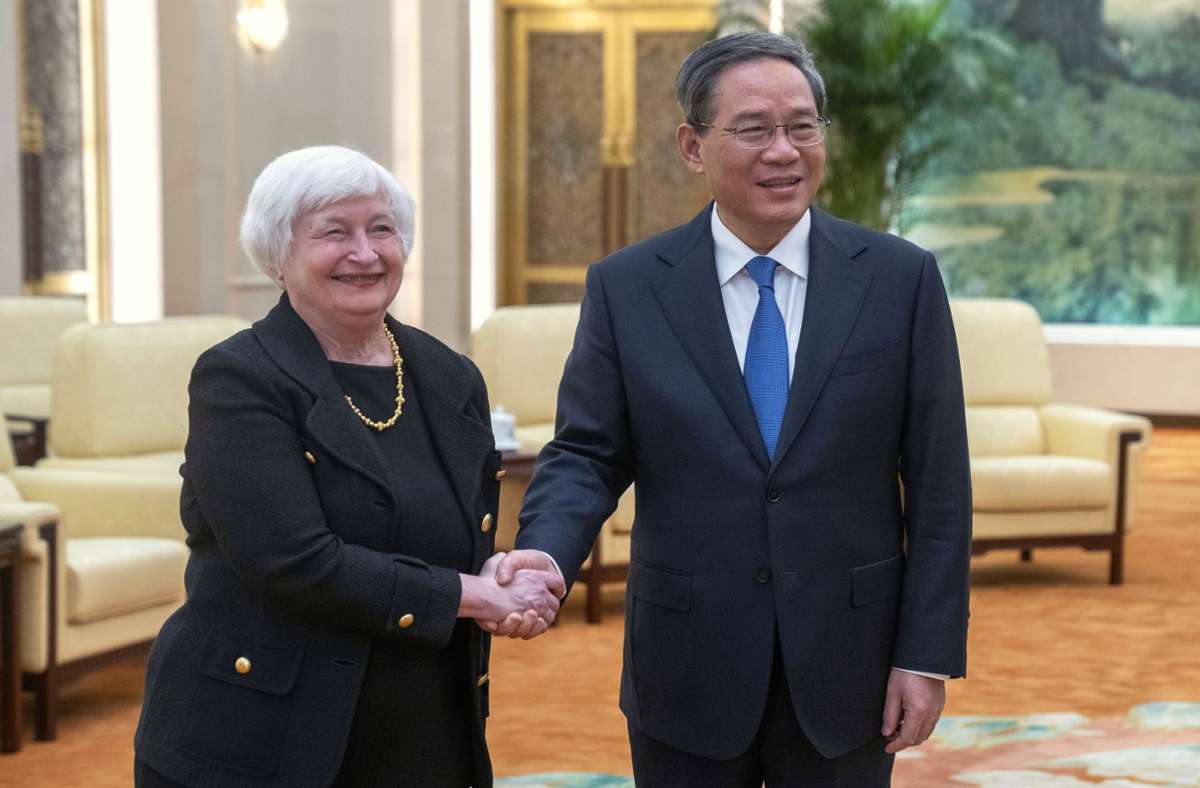 US-Finanzministerin in Peking: Können die beiden Weltmächte ihren Konflikt im Zaum halten?