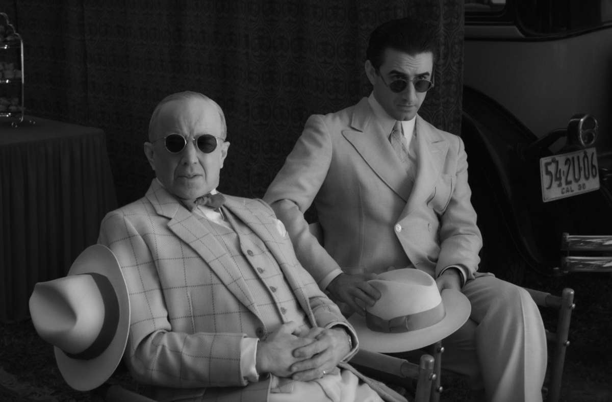 Arliss Howard (links) als MGM-Chef  Louis B. Mayer und Ferdinand Kingsley als  Produzenten-Wunderkind Irving Thalberg