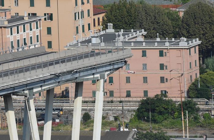 Brückeneinsturz von Genua: Polizei setzt Ex-Manager fest