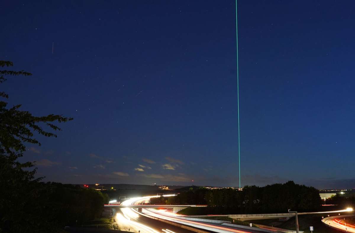 Trumpf in Ditzingen: Grüner Laser erstrahlt erneut über der Region