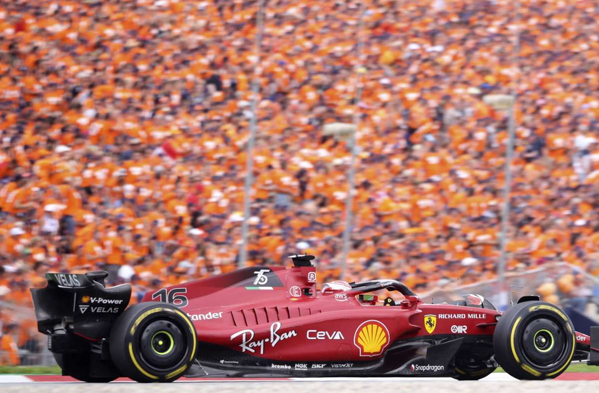 Formel 1: Charles  Leclerc sprengt Oranje-Party