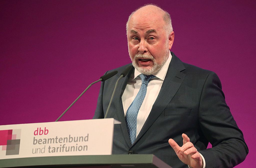 Beamtenbund-Chef Silberbach: „Das Herumwurschteln der Politik nervt“
