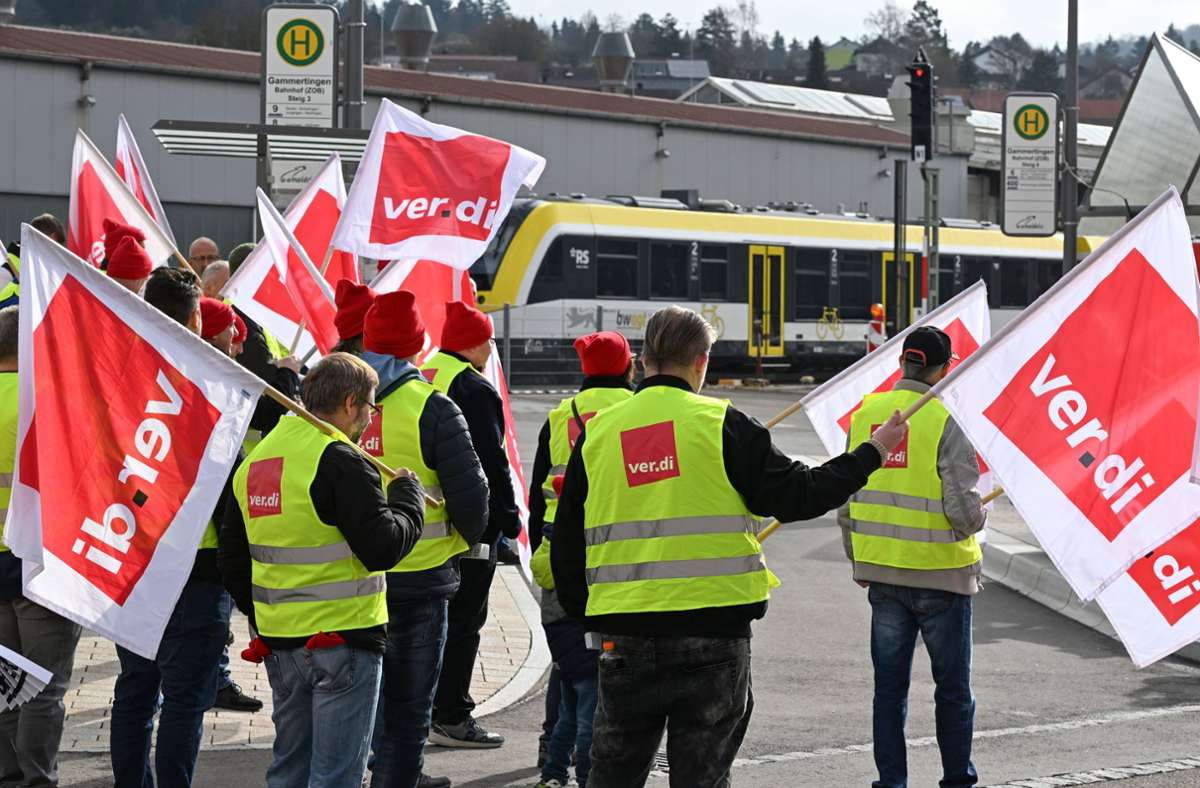 SWEG in Baden-Württemberg: Streik sorgt für Einschränkungen bei Bus und Bahn