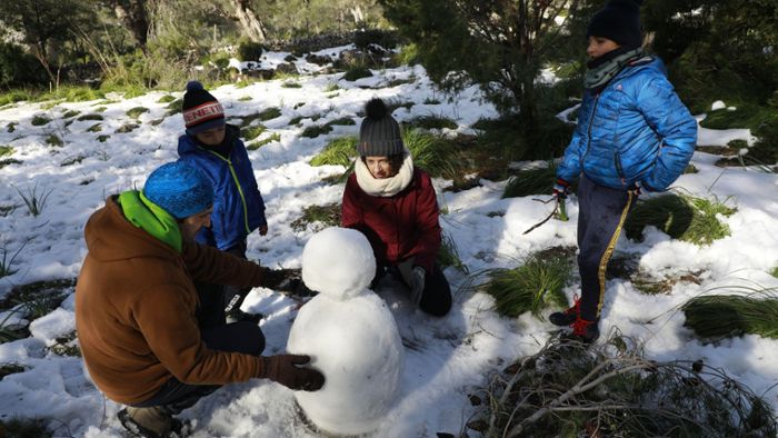 Zum Frauentag gibt es Schneemänner auf Mallorca