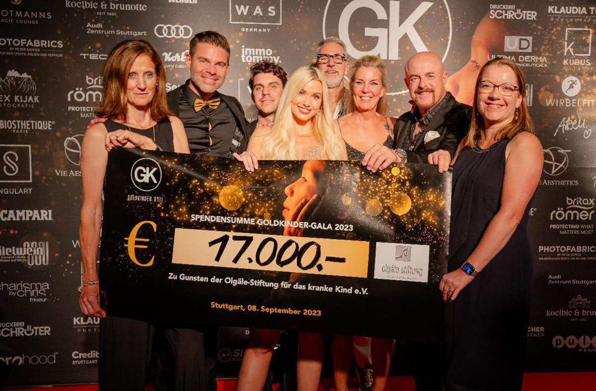 Spendengala in Stuttgart: Goldkinder-Initiative sammelt für die Olgäle-Stiftung