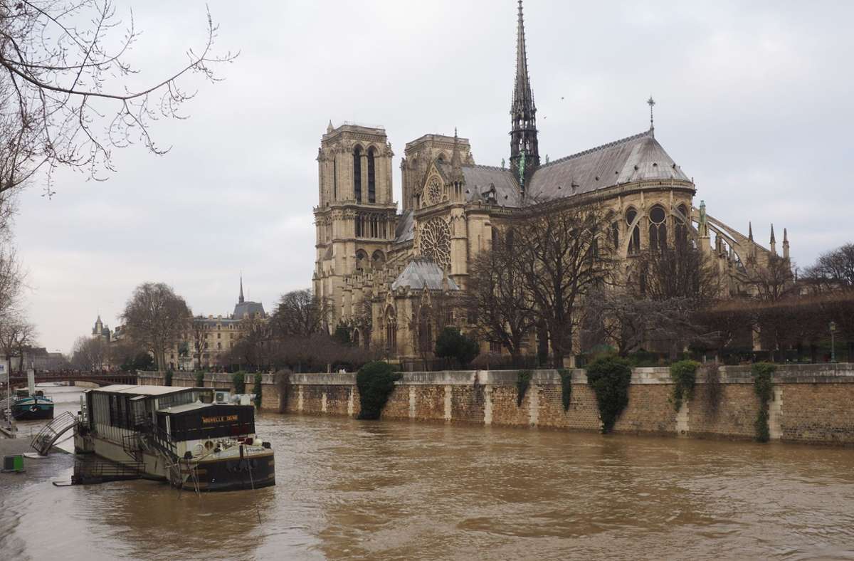 Auch in Frankreichs Hauptstadt Paris herrscht derzeit Hochwasser.
