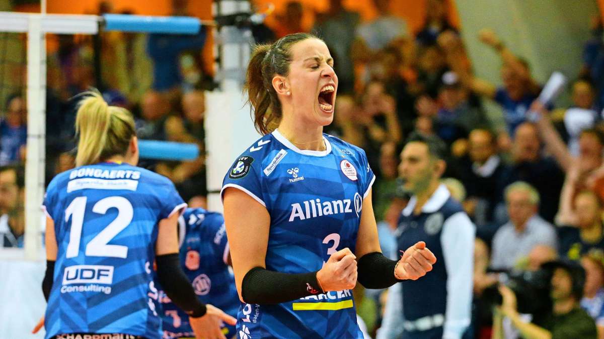 Allianz MTV  Stuttgart: Volleyball-Sieg mit ganz vielen Emotionen