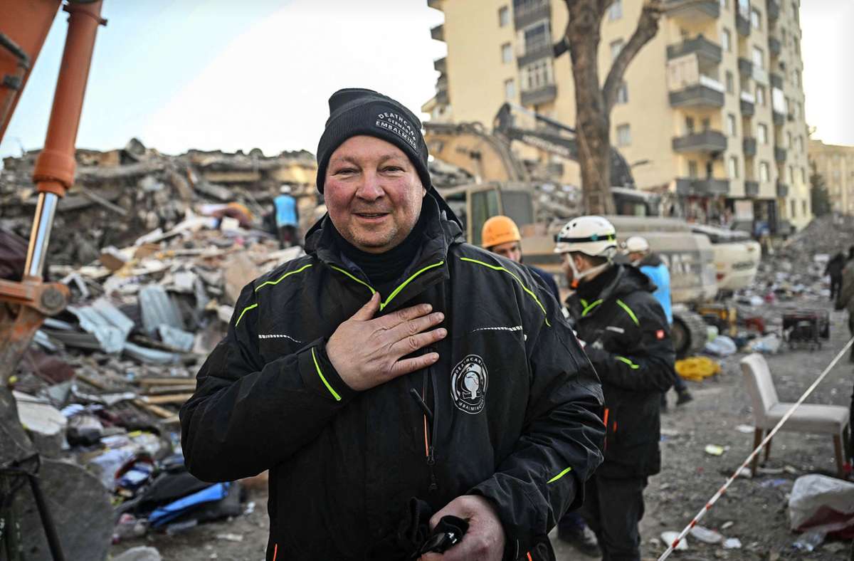 Erdbeben-Helfer aus Göppingen: Kaum Schlaf und schlimme Bilder