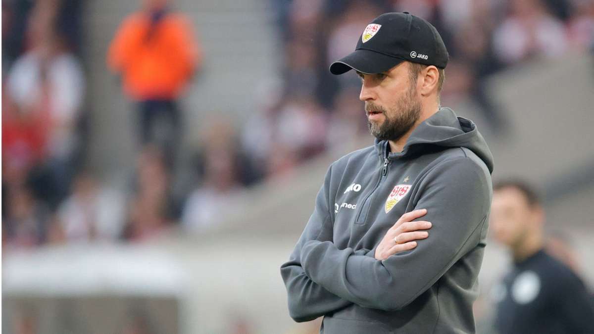 VfB-Trainer Sebastian Hoeneß hatte gemischte Gefühle. In der Bildergalerie sehen Sie weitere Eindrücke der Partie.