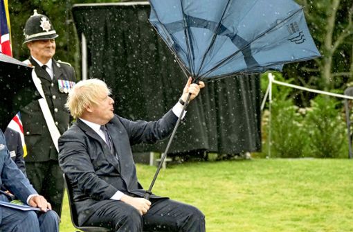 Boris Johnson stehen erneut stürmische Wochen bevor. Foto: AFP/CHRISTOPHER FURLONG