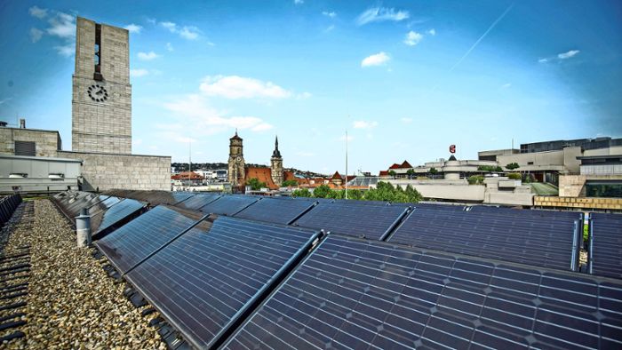 Auf Landes-Gebäuden in Stuttgart fehlt Solarkraft