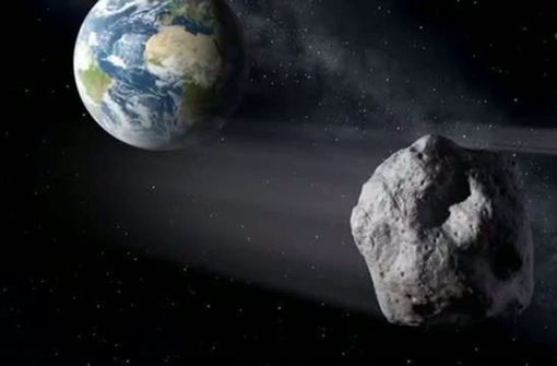 Könnte Apophis der Erde ähnlich nahe kommen wie der Asteroid 2012 DA14, der am 15. Februar 2013  knapp 28 000 Kilometer an unserem Heimatplaneten vorbeiflog? Foto: Nasa/dpa