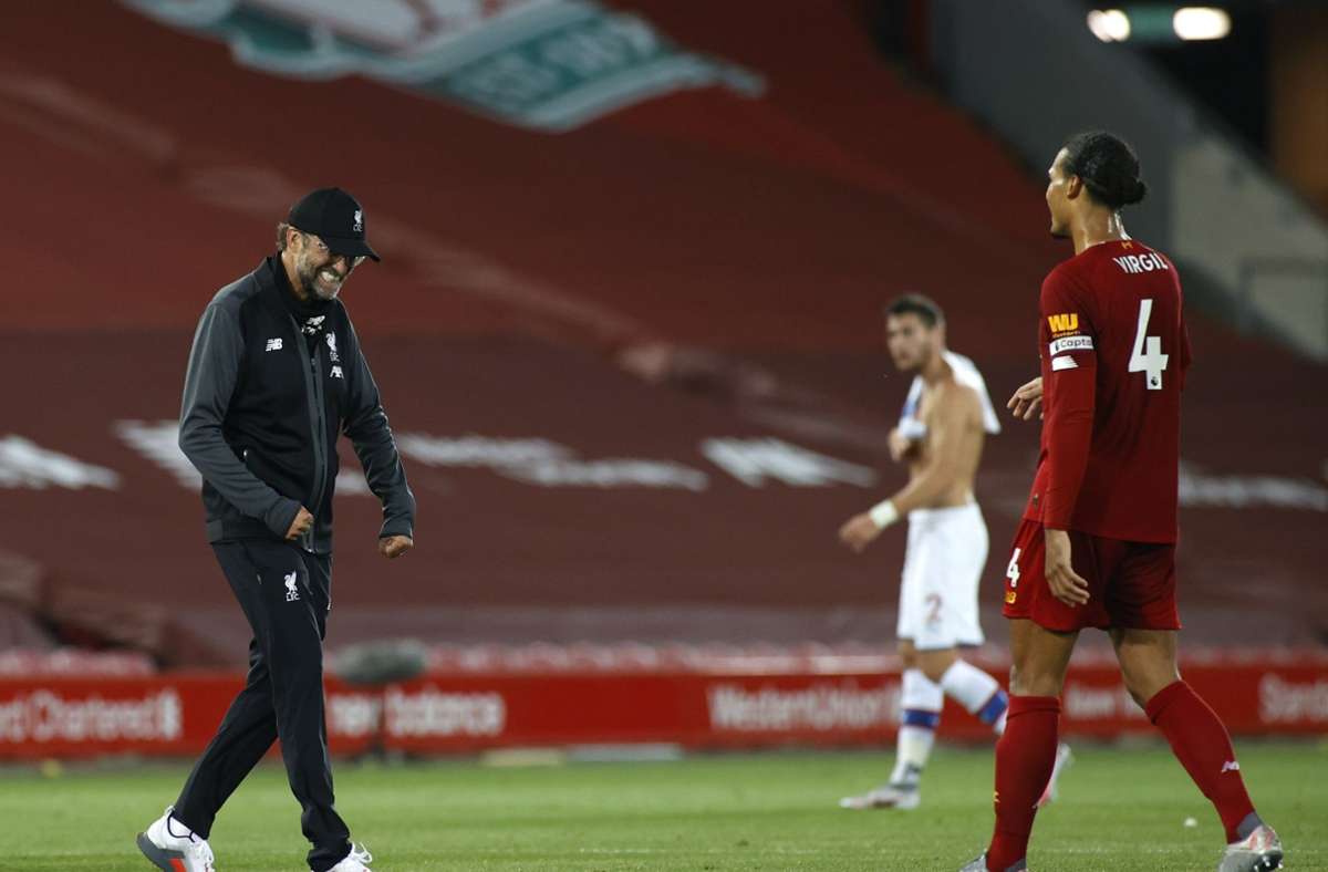 4:0-Gala gegen Crystal Palace: Jürgen Klopp mit Liverpool fast am Ziel