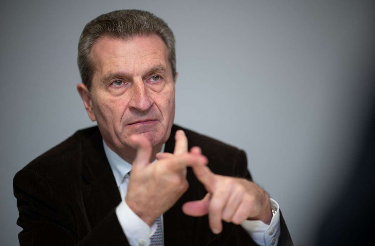 Günther Oettinger anlässlich Bidens Inauguration: „Joe Biden mag Europa“