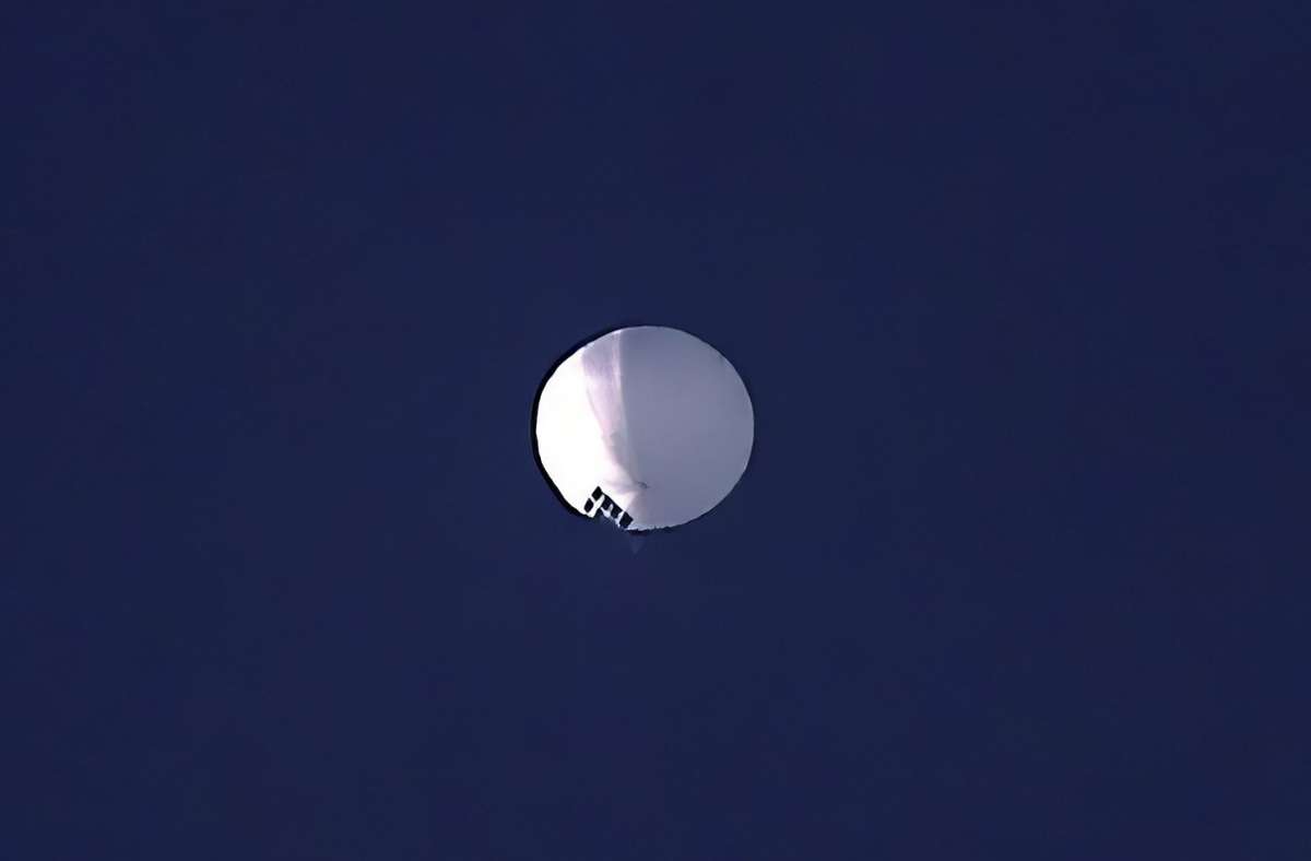 Womöglich ein chinesischer Spionageballon Foto: dpa/Larry Mayer