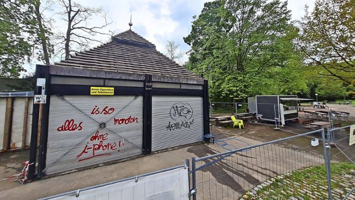 Neubau im Schlossgarten geplant: Pavillon   wird abgerissen