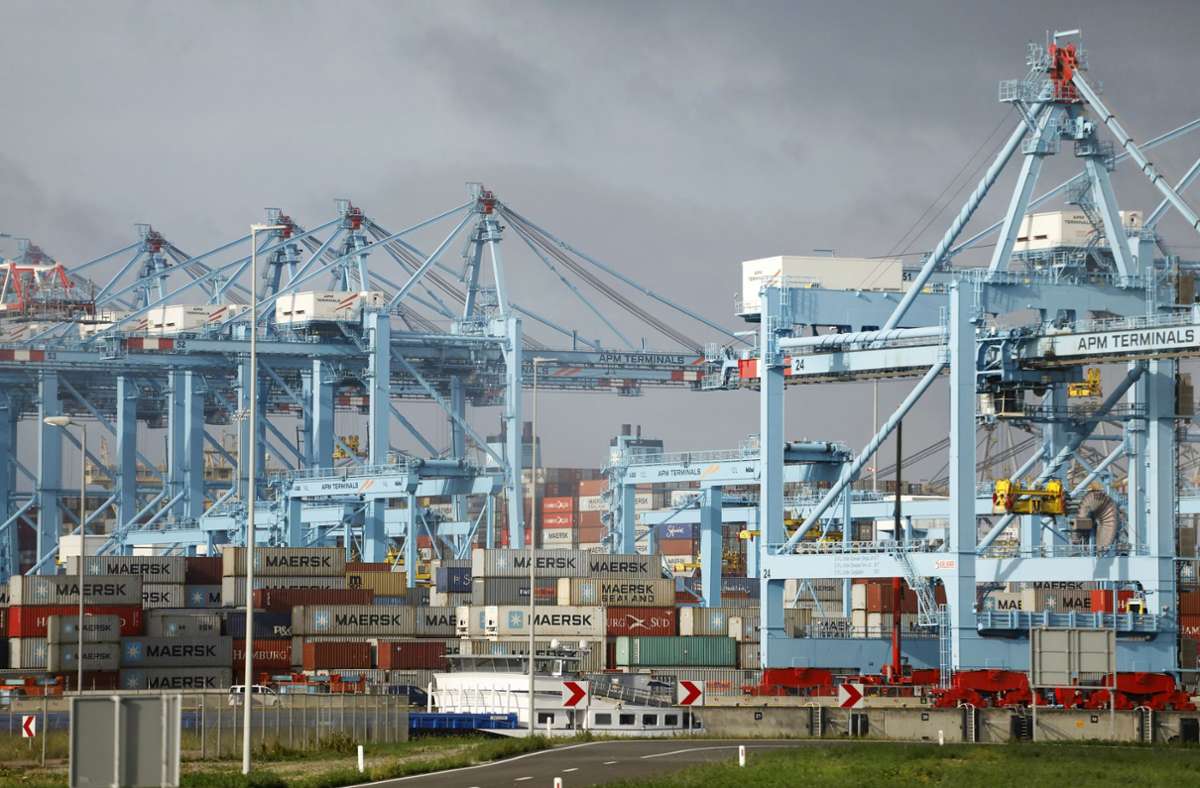 2021 wurde  im Hafen von Rotterdam eine Rekordmenge Kokain mit Verkaufswert von rund 5 Milliarden Euro sichergestellt. (Symbolfoto) Foto: dpa/Peter Dejong