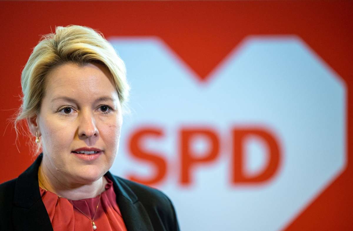 Berlin: Franziska Giffey will mit Grünen und Linken weiter sondieren